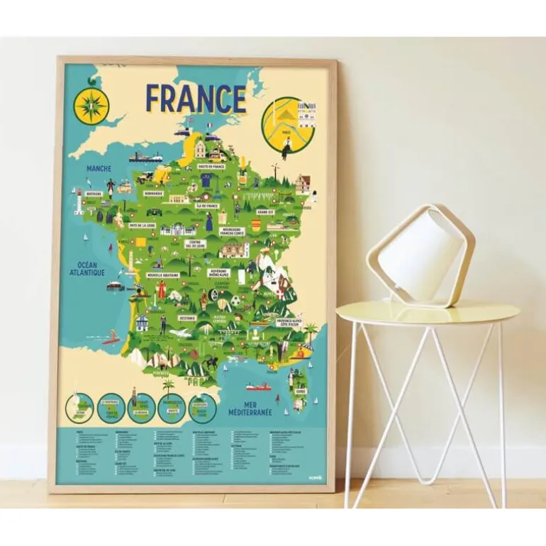 Poster en stickers "La France"<POPPIK Fashion
