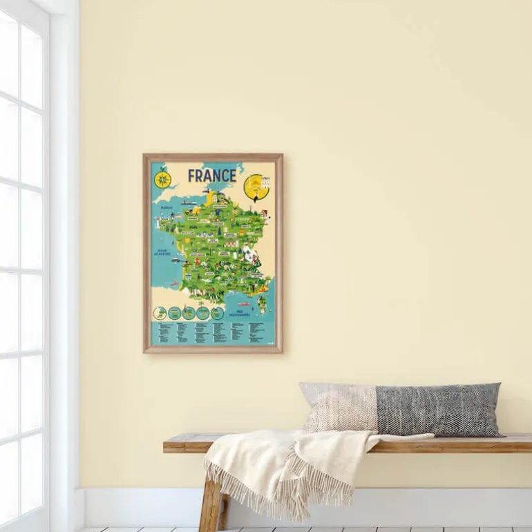 Poster en stickers "La France"<POPPIK Fashion