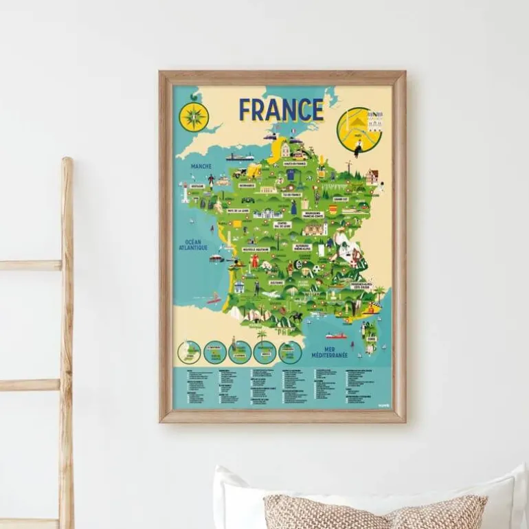 Poster en stickers "La France"<POPPIK Fashion