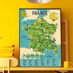Poster en stickers "La France"<POPPIK Fashion