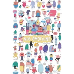 Poster en stickers "Les émotions"<POPPIK Outlet