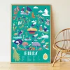 Poster en stickers "Oiseaux"<POPPIK Cheap