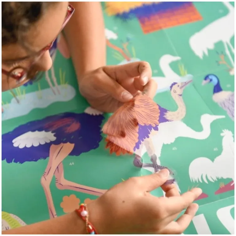 Poster en stickers "Oiseaux"<POPPIK Cheap