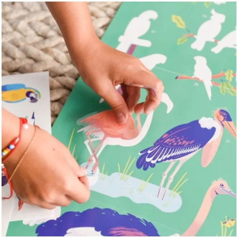 Poster en stickers "Oiseaux"<POPPIK Cheap