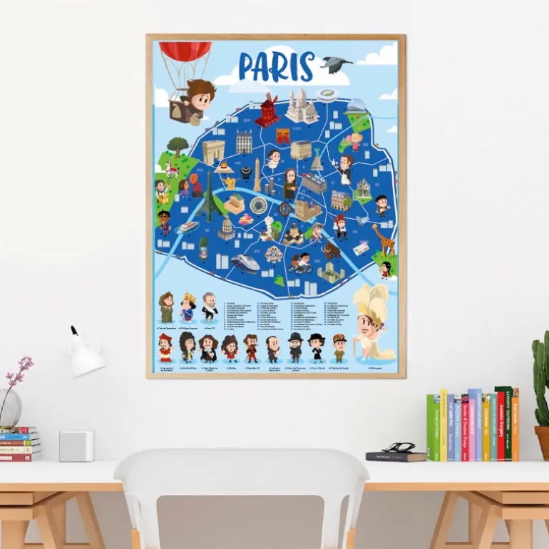 Poster en stickers "Paris"<POPPIK Sale