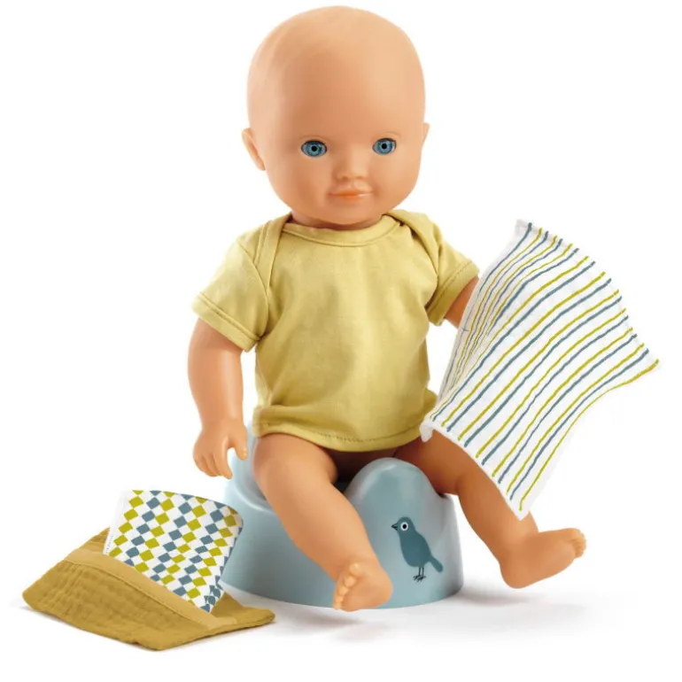 Pot & lingettes, accessoire pour poupée POMEA de 7853<Djeco Online
