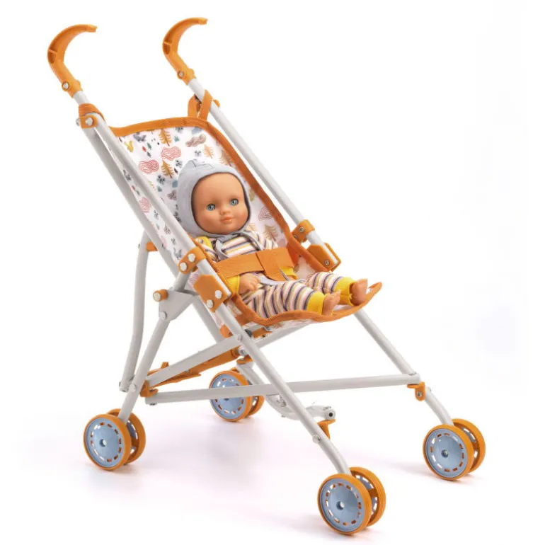 Poussette "Forest" accessoire pour poupée POMEA de 7842<Djeco Cheap