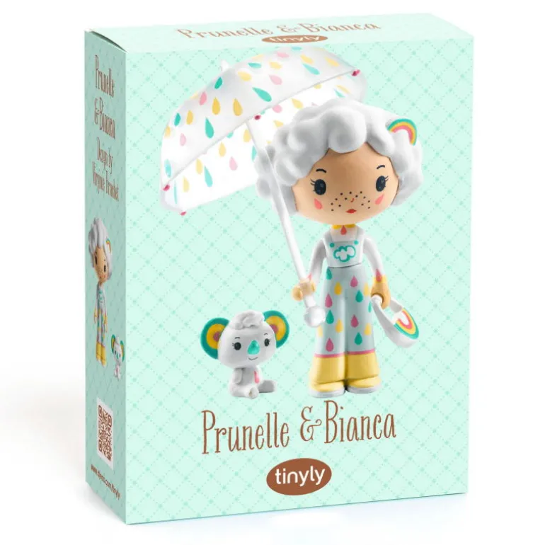 Prunelle & Bianca figurine tinyly 6961<Djeco Hot