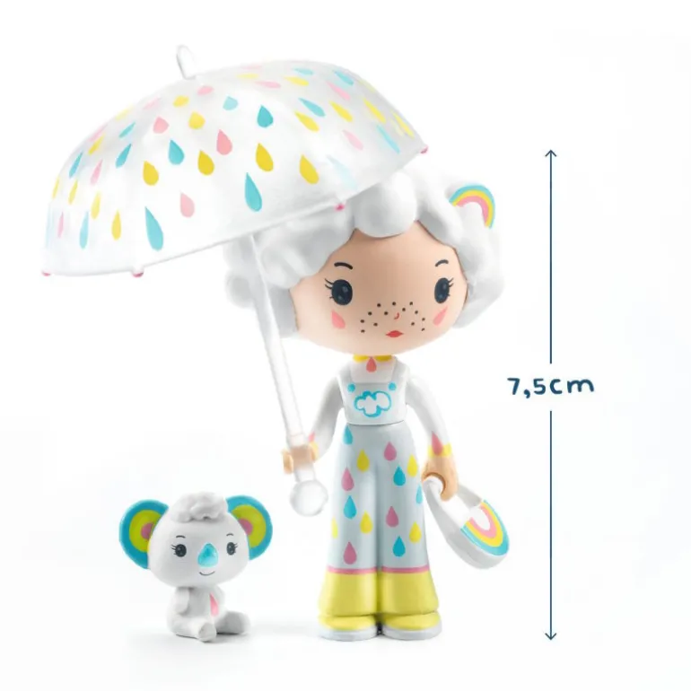 Prunelle & Bianca figurine tinyly 6961<Djeco Hot