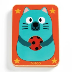 Puzzle 3 niveaux Max & Co 1476<Djeco Discount