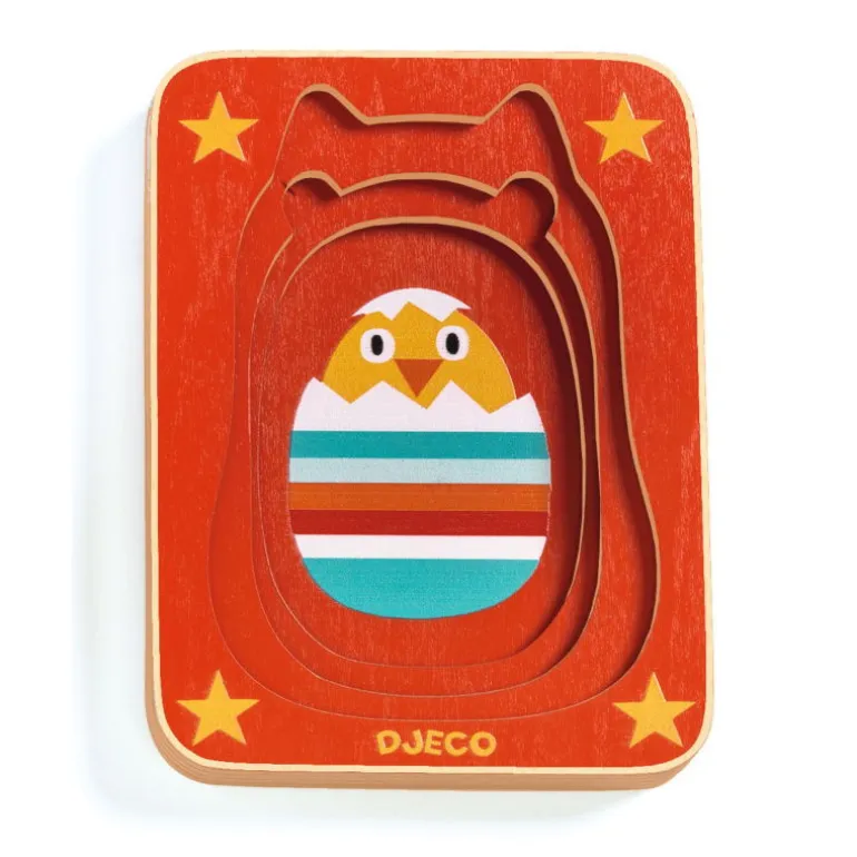Puzzle 3 niveaux Max & Co 1476<Djeco Discount