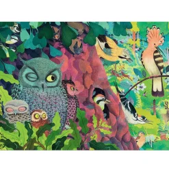 Puzzle 1000 pcs Hiboux et oiseaux 7644<Djeco Flash Sale