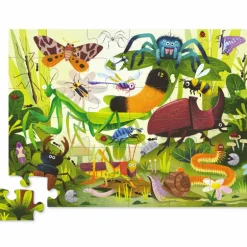 Puzzle 36 pcs 'Insectes du jardin'<Crocodile Creek New