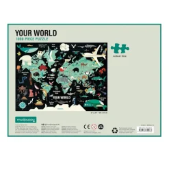Puzzle 1000 pcs 'Le Monde'<Mudpuppy Best Sale