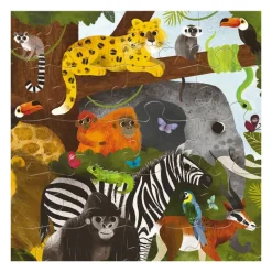 Puzzle 36 pcs 'Les amis de la jungle'<Crocodile Creek Cheap