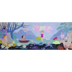 Puzzle 100 pcs "Children's lake" 7635<Djeco New