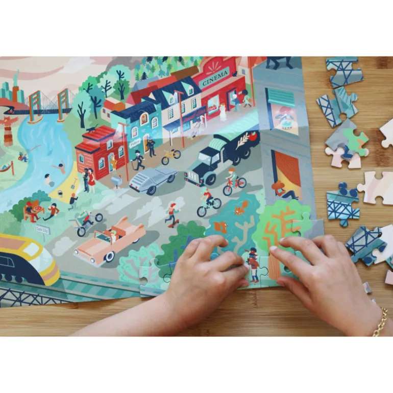 Puzzle à remonter le temps 'Far-West' Pirouette Cacahouète<PIROUETTE CACAHOUETE Clearance