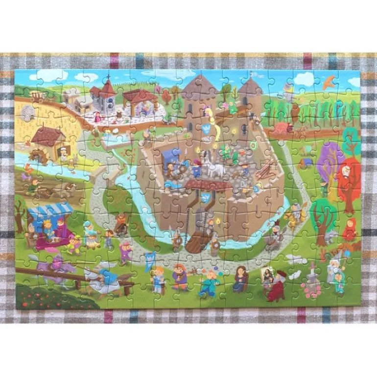 Puzzle à remonter le temps 'Moyen-Age' Pirouette Cacahouète<PIROUETTE CACAHOUETE Clearance