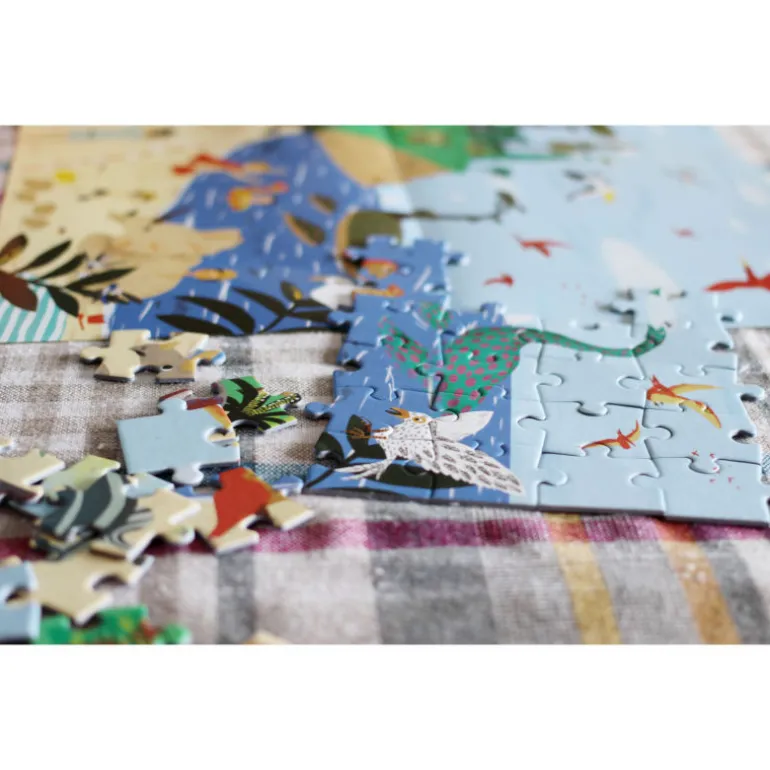 Puzzle à remonter le temps 'Jurassique' Pirouette Cacahouète<PIROUETTE CACAHOUETE Cheap