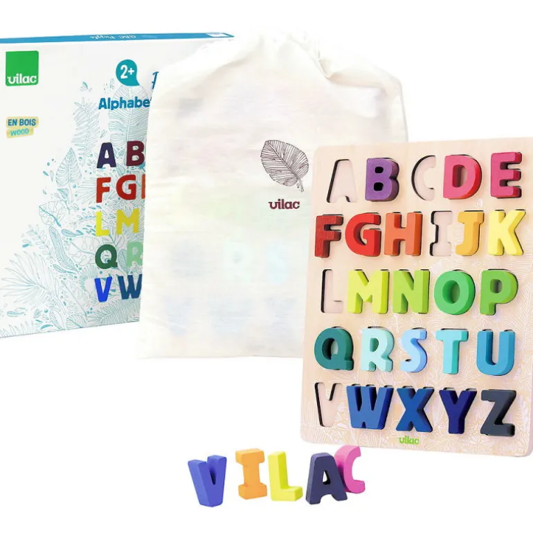 Puzzle ABC "Sous la canopée" Alphabet à encastrer 2738<VILAC Best Sale