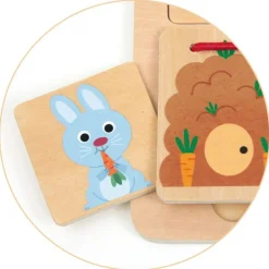 Puzzle cache-cache "Cabanimo" 1520<Djeco Flash Sale