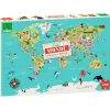 Puzzle carte du monde 500 pcs Ingela P. Arrhenius 7619<VILAC Cheap