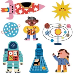 Puzzle 'Cherche & Trouve' Musée de l'air et de l'espace 64 pcs<Mudpuppy Store