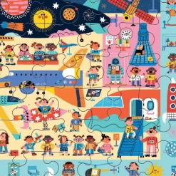 Puzzle 'Cherche & Trouve' Musée de l'air et de l'espace 64 pcs<Mudpuppy Store