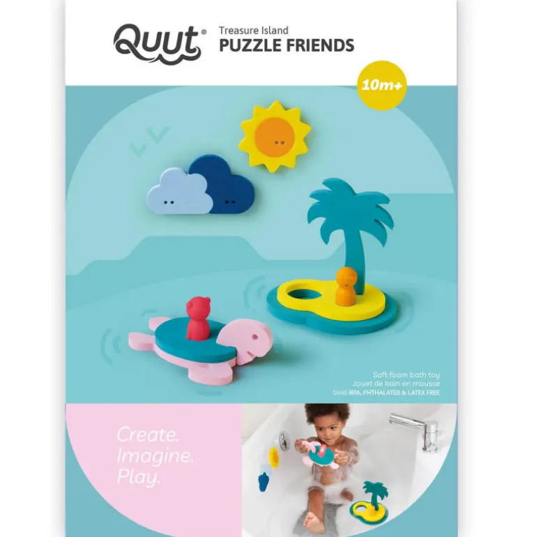 Puzzle de bain "L'île au trésor"<Quut Discount
