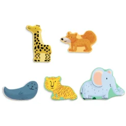 Puzzle en bois animaux 'Puzzlo Animo' 22 pcs 1830<Djeco Outlet