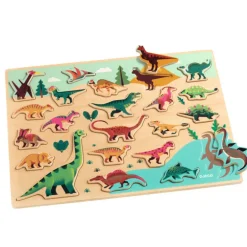 Puzzle en bois dinosaures 'Puzzlo Dino' 22 pcs 1832<Djeco Store