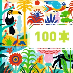 Puzzle gallery 100 pcs "Jungle" 7619<Djeco Shop