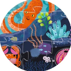 Puzzle géant "Sous la mer" 24 + 8 pièces 7166<Djeco Hot