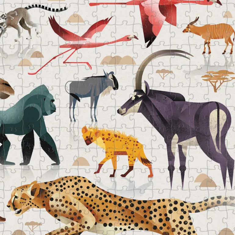 Puzzle 'Les animaux d'Afrique' 750 pcs<Crocodile Creek Sale