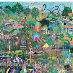 Puzzle 'Les parcs d'attractions du monde' 1000 pcs<Crocodile Creek Best