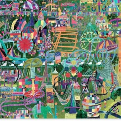 Puzzle 'Les parcs d'attractions du monde' 1000 pcs<Crocodile Creek Best