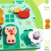 Puzzle Mouki, jeu d'encastrement en bois et feutrine 1072<Djeco Cheap
