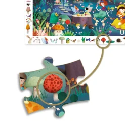 Puzzle observation 'Forêt enchantée' 100 pcs DJO7504<Djeco Best Sale