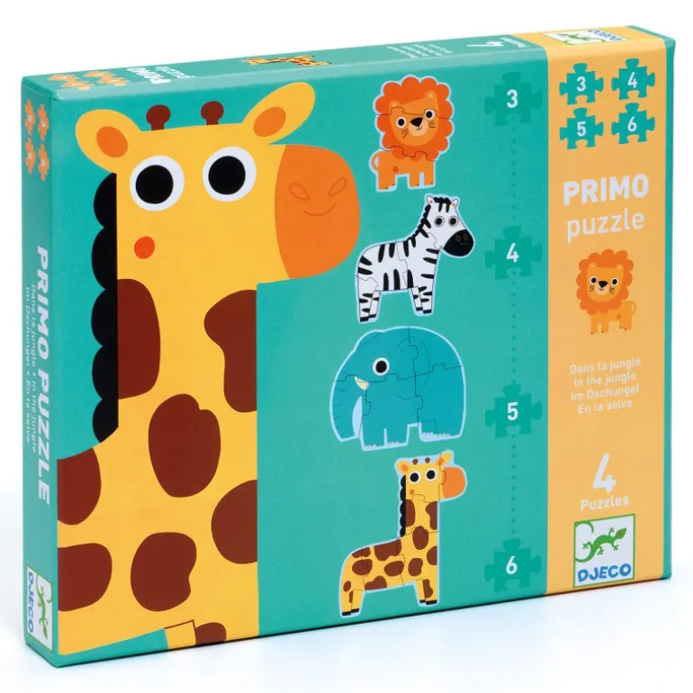 Puzzle primo Dans la jungle 7135<Djeco Outlet