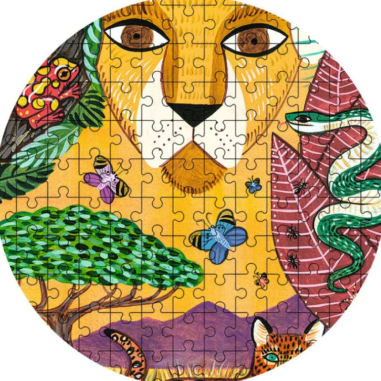 Puzzle Puzz'Art Lion 350 pcs 7660<Djeco Clearance