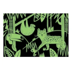 Puzzle qui Brille dans le Noir 'Forêt Tropicale' 100 pcs<Mudpuppy Store