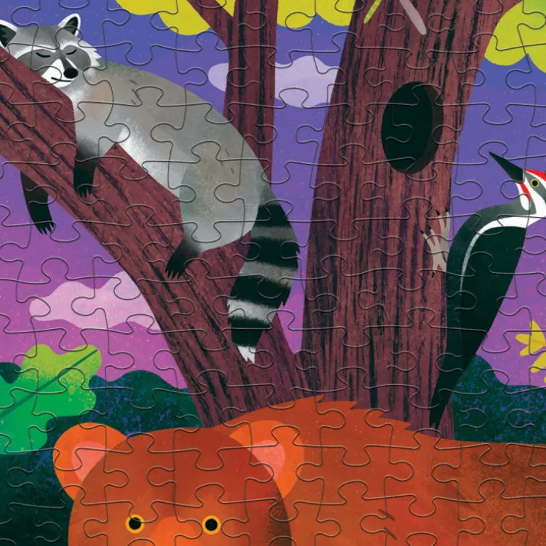 Puzzle qui Brille dans le Noir "Forêt" 500 pcs<Mudpuppy Sale
