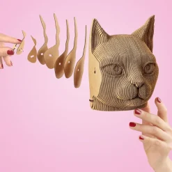 Puzzle sculpture 3D en carton - Chat -<Cartonic Cheap