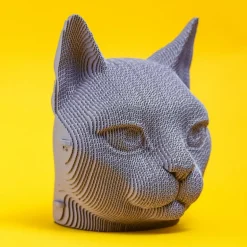 Puzzle sculpture 3D en carton - Chat -<Cartonic Cheap