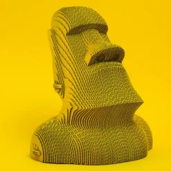 Puzzle sculpture 3D en carton - Statue Moaï Ile de Pâques -<Cartonic Cheap