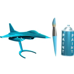 Puzzle sculpture 3D en carton - F16 Fighting Falcon -<Cartonic Best Sale