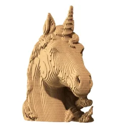 Puzzle sculpture 3D en carton - Licorne -<Cartonic Sale