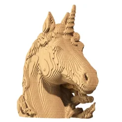 Puzzle sculpture 3D en carton - Licorne -<Cartonic Sale