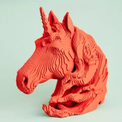 Puzzle sculpture 3D en carton - Licorne -<Cartonic Sale