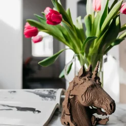 Puzzle sculpture 3D en carton - Licorne -<Cartonic Sale